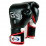 Fairtex BGV6 Боксерские Перчатки "Stylish Angular Sparring" Черно-Красно-Белые